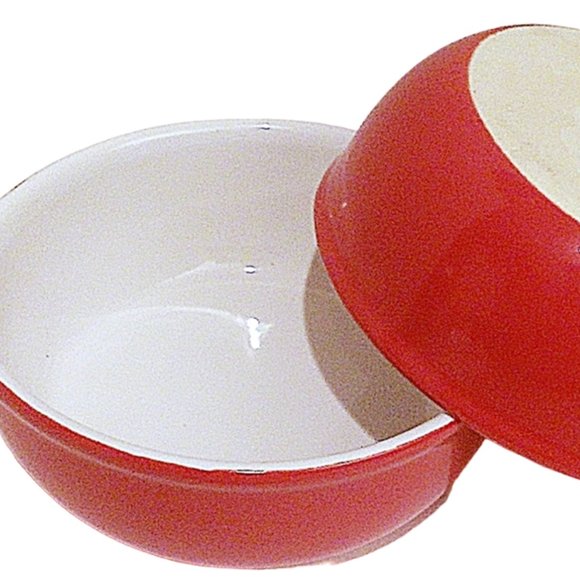 Red Cookware, 3pc Bakeware Set, Baking Pot, Cooking Pot, Small Baking Dish - Picture 13 of 13